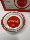 Vintage Coca-cola Glass Coasters 6 Piece Set 1984 Usa Made Box Included