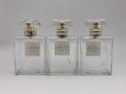 3 X Chanel No 5 Eau De Parfum 50ml Empty Perfume Bottles Glass Collectable