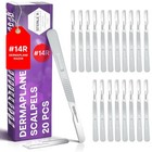 20 Pack Disposable Dermaplaning Razors For Women - Facial Hair Removal Tool  Sca