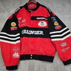 Grainger Racing Nascar Jacket Red Black Embroidered  16 Greg Biffle Mens Xxl