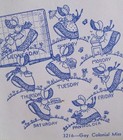 Aunt Marthas 3216 Sunbonnet Girl Applique Dow Towels Embroidery Transfer Pattern