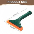 2pcs Squeegee 6 Inch Water Blade Shower Squeegee For Window Glass  Deep Green
