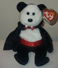 Ty Beanie Baby - Baron Van Pyre The Bear  8 5 Inch  New Mwmts Stuffed Animal Toy