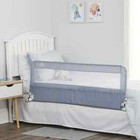 Regalo Extra Long Hideaway Bedrail  Gray Baby Safety Rail  Safety Bed Rail