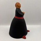 Southwest Clay Pottery Praying Monk Figure Bell