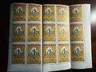 Honduras Stamps Sc  c369-c374 Jesus Subirana Death Blocks Of 15 Each Mnh