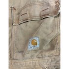 Carhartt Coveralls Mens 42 Short Brown Quilt Lined Duck Canvas X02 Brn Workwear