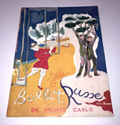 Vintage Ballet Russe De Monte Carlo American Tour 1942-1943 Program Excellent