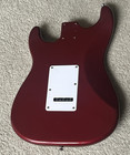 2022 Candy Apple Metallic Red Squier By Fender Hsh Stratocaster Semi Loaded Body