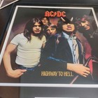 Highway To Hell Ac dc 1979 Framed Vinyl Record Wall Art  28x22  Rock N Roll