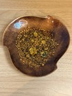 Vintage Bovano Of Cheshire Enamel Copper Bowl Abstract Mosaic Art Dish 8 In