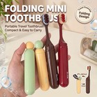 Portable Folding Travel Toothbrush Soft Bristle Camping Teeth Cleaning Brush 1pc
