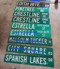 Street Name Signs Pick One  Approximately 36 Inch In Length