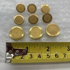 Holland Sherry England Blazer Lot 9 Button Classic Shank Gold Brass Round