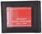 Money Clip Wallet Bifold Id Credit Card Money Holder Black Genuine Leather Men s