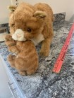 Avanti Plush Orange Tabby Cat 1985 Applause Stuffed Animal Posable Mom   Kitten