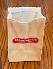 Chicago Dominick   s Finer Foods Porcelain Grocery Bag Paper Sack   Vase   Planter