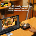 Mini Video Mixer Switcher With 4 X Hdmi Inputs 2k Input output Real Time     