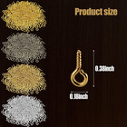 Mini Alloy Eyelet Screws For Crafts - Waterproof   Rustproof For Jewelry Making