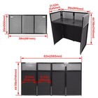 Portable Dj Table Station Adjustable Booth Facade flat Table W travel Bag 20x40   