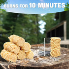 Shwuevei 65 Pcs Fire Starter - Natural Fire Starters For Fireplace  Pellet Stove