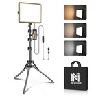 Photography Lighting Kit - Bi-color Led Video Light 2800-6500k  Dimmable Studio