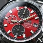 Orient Sport Chronograph Men Watch Japanese Quartz Tachymeter Waterproof