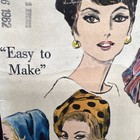 Vogue 5332 Vintage Original Easy To Make Hat Sewing Pattern  Head Size 23