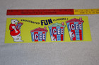 Vintage Icee Frozen Coca Cola Slushy   Polar Bear 15  Soda Ice Gasoline Oil Sign