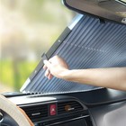 Universal 46cm Retractable Car Windshield Sunshade Uv-proof Car Sunshade Visor P