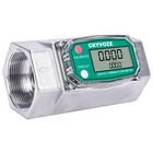 2 Inch Digital Turbine Flow Meter  15 8-132 Gpm Inline Npt Thread Fuel Flowme   