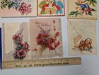 X9 Mixed Lot Vintage Birthday Greeting Cards Floral Mother Uncle Wish Father 7j