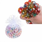 Squishy Mesh Ball Sensory Anti Stress Relief Abreaction Grape Squeeze Toy 6cm