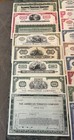 Mixed Vintage Lot Of 25 Different Stock Certificates - Various Industries
