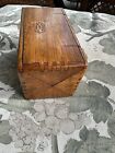 Antique 1889 Singer Sewing Machine Oak Puzzle Box W accessories Attachments