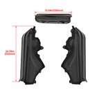 For Bmw X5 X6 E70 E71 06-14 Engine Upper Cover Compartment Partition Panel 3pcs
