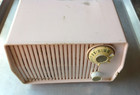 Admiral Radio Model 4l24n Am Vintage Mcm Mid Century Modern Pale Pink Untested