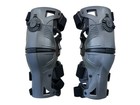 Mobius X8 Pair Knee Braces Medium Storm Grey Dirt Bike Mx Atv - Open Box Item -