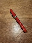 Used Visconti Rembrandt Red With Palladium Trim Fountain Pen
