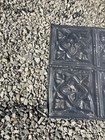 Antique Metal Tin Ceiling Tile 24    X 24  Salvaged Vintage 