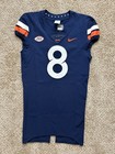 Nike Virginia Uva Cavaliers Malachi Fields  8 Game Used Photo Matched Jersey