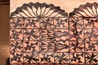 Large Vintage Tapa Bark Cloth Panel  Tonga  Polynesian  90  X 82 