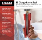 Ridgid Ez Change Plumbing Wrench Under-sink Faucet Installation And Removal Tool