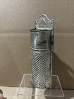 Vintage Silver Metal Nutmeg Grater Wall Mount Starburst Small As Is Decor