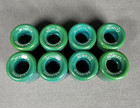Vintage Nos 1970s Metaflex Dragster Green Skate Wheels Roller Skateboard Zephyr