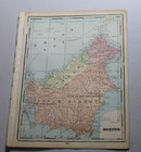 1904 Antique Cram Map Of West Australia B w Borne0   New Guinea      14x22 