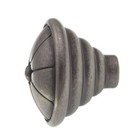 Laurey Kama 1 1 2  Round Button Cabinet Knob Antique Pewter 23406