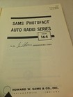 Original Sams Photofact Auto Radio Series Service Repair Manual Book Ar-164