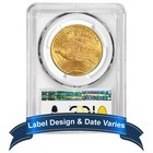 1907 To 1928  20 Saint Gaudens Gold Double Eagle Pcgs Ms63 Random Year