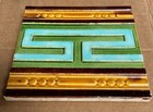 Antique -art Nouveau- European - Majolica Tile C1900